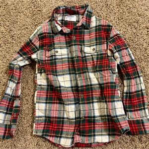 Old Navy Kids Multicolor Plaid Button-Down Shirt